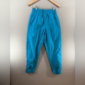 Vintage 90’s Lightweight Wilson Track Pants Size Men’s Medium Teal Windbreaker